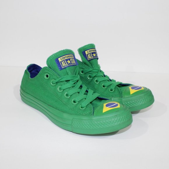 CONVERSE ALL STAR BRAZIL LOW OX FLAG - Picture 1 of 5